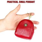 2028 Lady tragbare kleine Kosmetiktasche Leder Reißverschluss Geldbörse – Bild 4