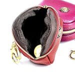 2028 Lady tragbare kleine Kosmetiktasche Leder Reißverschluss Geldbörse – Bild 5