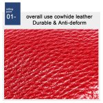 2028 Lady tragbare kleine Kosmetiktasche Leder Reißverschluss Geldbörse – Bild 7