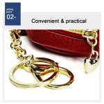 2028 Lady tragbare kleine Kosmetiktasche Leder Reißverschluss Geldbörse – Bild 8