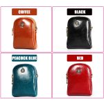 6062 Damen-Umhängetasche aus Ölwachs-Leder im Retro-Stil, kleine Handytasche, 6062 Red, 6062 Blue, 6062 Brown, 6062 Black – Bild 9
