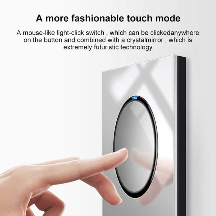 86 mm runde LED-Schalttafel aus gehärtetem Glas, graues rundes Glas, One Open Dual Control, Two Billing Control, Two Open Dual Control, Three Billing Control, Three Open Dual Control, Four Billing Control, Four Open Dual Control, One Open Multiple Cont... – Bild 5