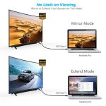 USB-C/Typ-C auf HDMI HD-Adapterkabel, Länge: 1,8 m, 4K 30Hz, 4K 60Hz – Bild 3