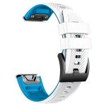 Zweifarbiges Twill-Uhrenarmband aus Silikon mit Schnellverschluss, For Garmin Fenix 7X, For Garmin Fenix 7 – Bild 3