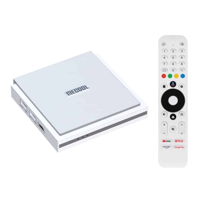MECOOL KM2 Plus Android 11 Dualband-WLAN-Smart-Voice-TV-Box 4 GB + 32 GB, AU Plug, US Plug, EU Plug, UK Plug – Bild 1