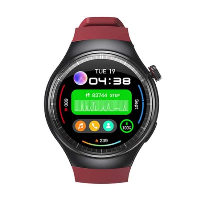 EDA006140801B.jpg UNIWA DM80 1,43 Zoll IP67 Wasserdichte Android 8.1 Smartwatch, unterstützt 4G-Netzwerk / WiFi / GPS / NFC – Bild 1