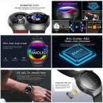 UNIWA DM80 1,43 Zoll IP67 Wasserdichte Android 8.1 Smartwatch, unterstützt 4G-Netzwerk / WiFi / GPS / NFC – Bild 5