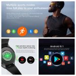 UNIWA DM80 1,43 Zoll IP67 Wasserdichte Android 8.1 Smartwatch, unterstützt 4G-Netzwerk / WiFi / GPS / NFC – Bild 7