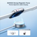 JOYROOM S-IW007 3-in-1-USB-auf-Dual-8-Pin-+Magnetuhr-Datenkabel zum kabellosen Laden, Länge: 1,2 m – Bild 4