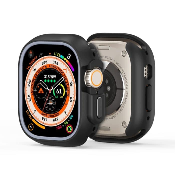 DUX DUCIS Bamo Series Hollow PC + TPU Uhrenschutzhülle, For Apple Watch Ultra 2 49mm / Ultra 49mm, For Apple Watch 9 / 8 / 7 45mm, For Apple Watch 9 / 8 / 7 41mm, For Apple Watch 4 / 5 / 6 / SE 44mm – Bild 2