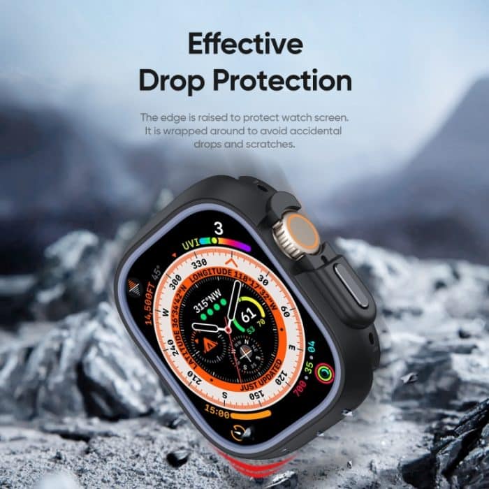 DUX DUCIS Bamo Series Hollow PC + TPU Uhrenschutzhülle, For Apple Watch Ultra 2 49mm / Ultra 49mm, For Apple Watch 9 / 8 / 7 45mm, For Apple Watch 9 / 8 / 7 41mm, For Apple Watch 4 / 5 / 6 / SE 44mm – Bild 6