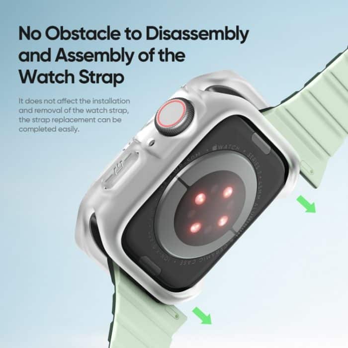 DUX DUCIS Tamo Series Hollow PC + TPU Uhrenschutzhülle, For Apple Watch Ultra 2 49mm / Ultra 49mm, For Apple Watch 9 / 8 / 7 45mm, For Apple Watch 9 / 8 / 7 41mm, For Apple Watch 4 / 5 / 6 / SE 40mm, For Apple Watch 4 / 5 / 6 / SE 44mm – Bild 5