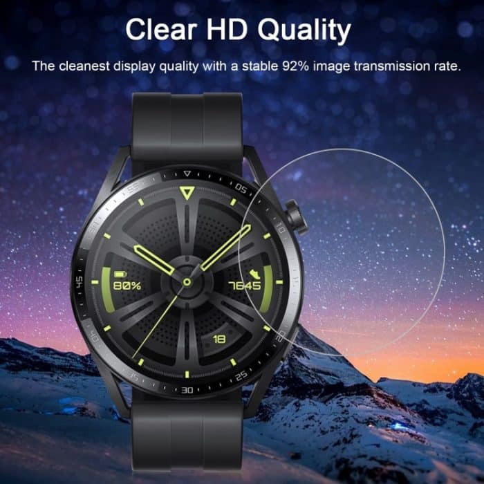 Smart Watch Displayschutzfolie aus gehärtetem Glas, For Huawei Watch GT 3 46mm – Bild 6