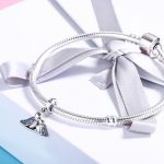 S925 Silber eingelegt Blue Gem Bird Armband Zubehör – Bild 6