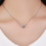 S925 Sterling Silber Winter Schneeflocken Perlen DIY Armband Halskette Zubehör – Bild 8