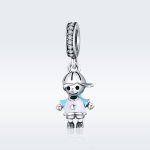 S925 Sterling Silber Clever Boy Perlen DIY Armband Halskette Zubehör – Bild 3