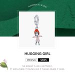 S925 Sterling Silber Anhänger Sunshine Girl Perlen DIY Armband Halskette Zubehör – Bild 5