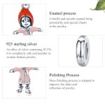 S925 Sterling Silber Anhänger Sunshine Girl Perlen DIY Armband Halskette Zubehör – Bild 7