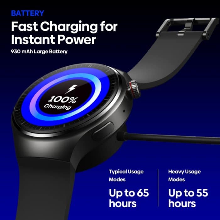 Zeblaze Thor Ultra 1,43 Zoll AMOLED-Bildschirm Android Smart Watch, Silicone Strap – Bild 9