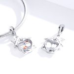 S925 Sterling Silber Anhänger platiniert Santa Beads DIY Armband Halskette Zubehör – Bild 3