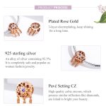 Reine Silber DIY Hohlperlen mit Rose Gold Loose Beads überzogen – Bild 3