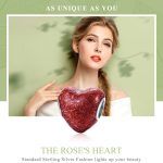 S925 Pure Silver Red Love DIY Armband Halskette Perlen – Bild 3