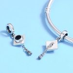 S925 Sterling Silber Bachelor Cap Anhänger DIY Armband Halskette Zubehör – Bild 5