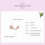 S925 Sterling Silber Schöne Blumen DIY Armband Zubehör – Bild 5