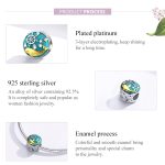 S925 Sterling Silber Whale Star Perlen DIY Armband Halskette Zubehör – Bild 4