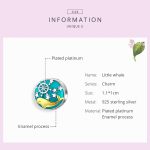 S925 Sterling Silber Whale Star Perlen DIY Armband Halskette Zubehör – Bild 5