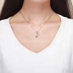 S925 Pure Silver Violine mit Zirkon DIY Anhänger Zubehör – Bild 7