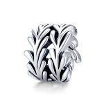 S925 Sterling Silber Einfache Algen Perlen DIY Armband Halskette Zubehör