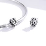 S925 Sterling Silber Einfache Algen Perlen DIY Armband Halskette Zubehör – Bild 6