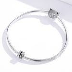 S925 Sterling Silber Einfache Algen Perlen DIY Armband Halskette Zubehör – Bild 7