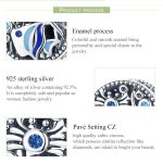 S925 Sterling Silber Unterwasserwelt Fischkrabben Perlen DIY Armband Halskette Zubehör – Bild 4