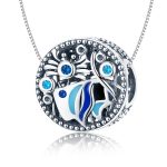 S925 Sterling Silber Unterwasserwelt Fischkrabben Perlen DIY Armband Halskette Zubehör – Bild 5