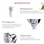 S925 Sterling Silber Tulpenperlen DIY Armband Halskette Zubehör – Bild 4