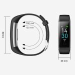 S5-4 Smart Armband IP68 Wasserdichte Herzfrequenz Sport Fitness Tracker Smart Watch – Bild 7