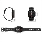 LEMFO DM62 2,13 Zoll AMOLED Square Screen Smart Watch Android 8.1, 2GB+16GB – Bild 4