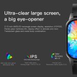 LEMFO DM62 2,13 Zoll AMOLED Square Screen Smart Watch Android 8.1, 2GB+16GB – Bild 8