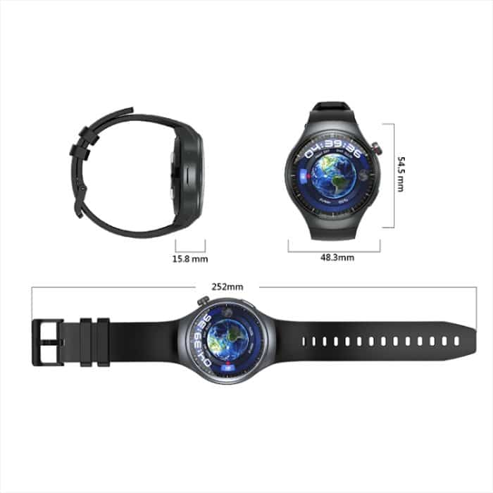 LEMFO DM80 1,43 Zoll AMOLED-Smartwatch mit rundem Bildschirm, Android 8.1, 2GB+16GB – Bild 3