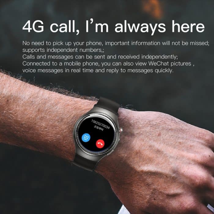 LEMFO DM80 1,43 Zoll AMOLED-Smartwatch mit rundem Bildschirm, Android 8.1, 2GB+16GB – Bild 6