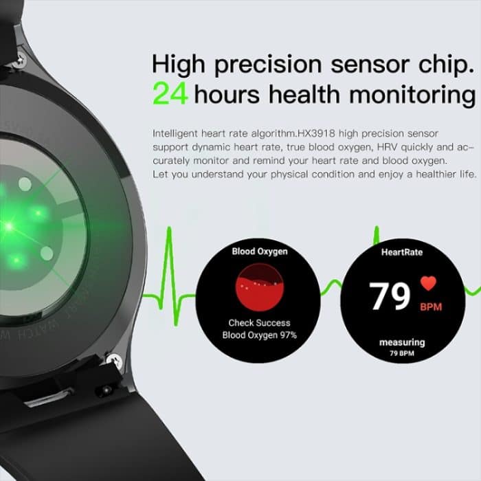 LEMFO DM80 1,43 Zoll AMOLED-Smartwatch mit rundem Bildschirm, Android 8.1, 2GB+16GB – Bild 9