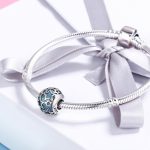 S925 Sterling Silber Bright Starry Sky Perlen DIY Armband Halskette Zubehör – Bild 6