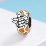 S925 Sterling Silber Bienenperlen DIY Armband Halskette Zubehör – Bild 2