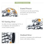 S925 Sterling Silber Bienenperlen DIY Armband Halskette Zubehör – Bild 4