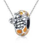S925 Sterling Silber Bienenperlen DIY Armband Halskette Zubehör – Bild 5
