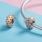 S925 Sterling Silber Bienenperlen DIY Armband Halskette Zubehör – Bild 6