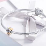 S925 Sterling Silber Bienenperlen DIY Armband Halskette Zubehör – Bild 7