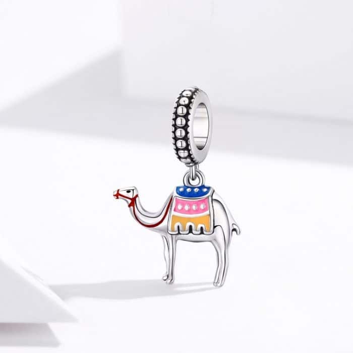 S925 Sterling Silber Anhänger Kamelperlen DIY Armband Halskette Zubehör – Bild 2